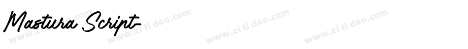 Mastura Script字体转换